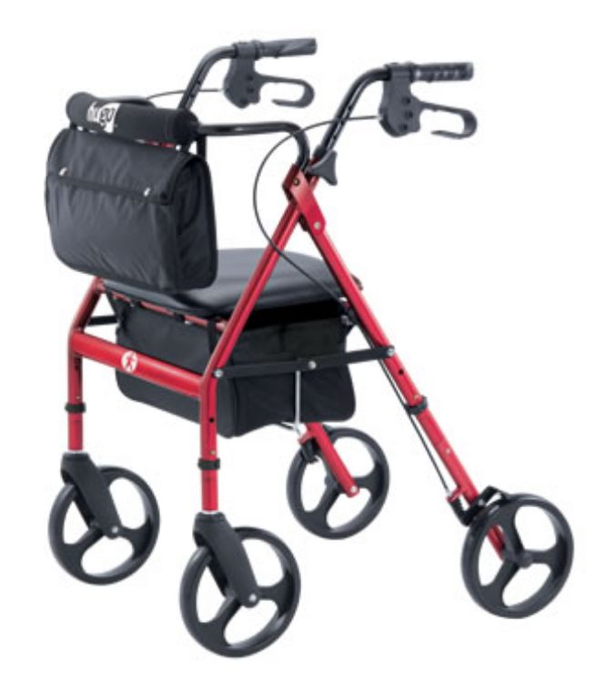 Hugo Elite Rollator, Garnet Red