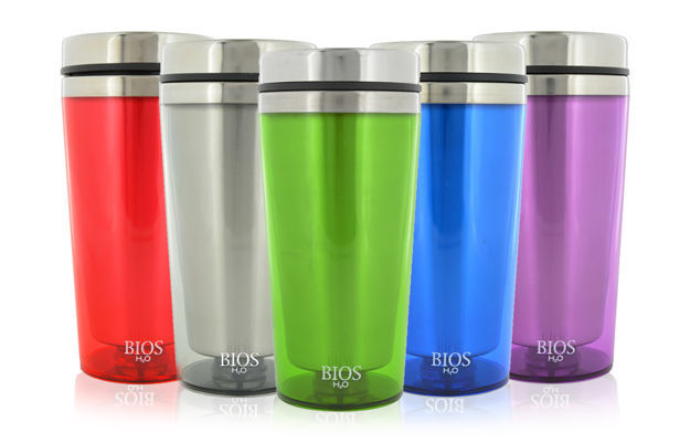 16oz Insulated Plastic Mug - Green,These attractive mugs are ideal for ...