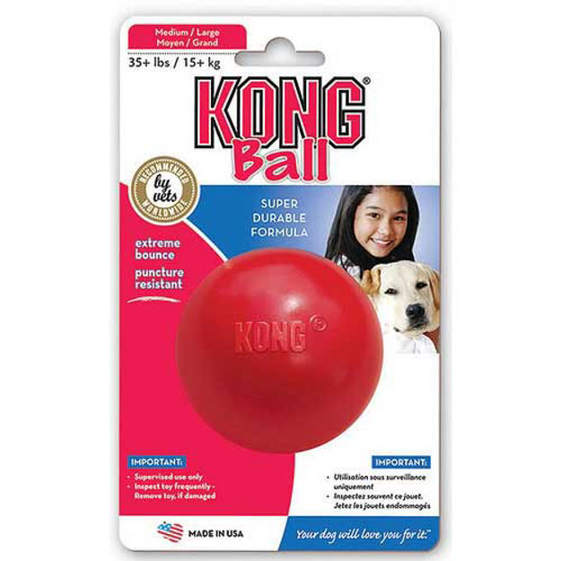 kong ball red