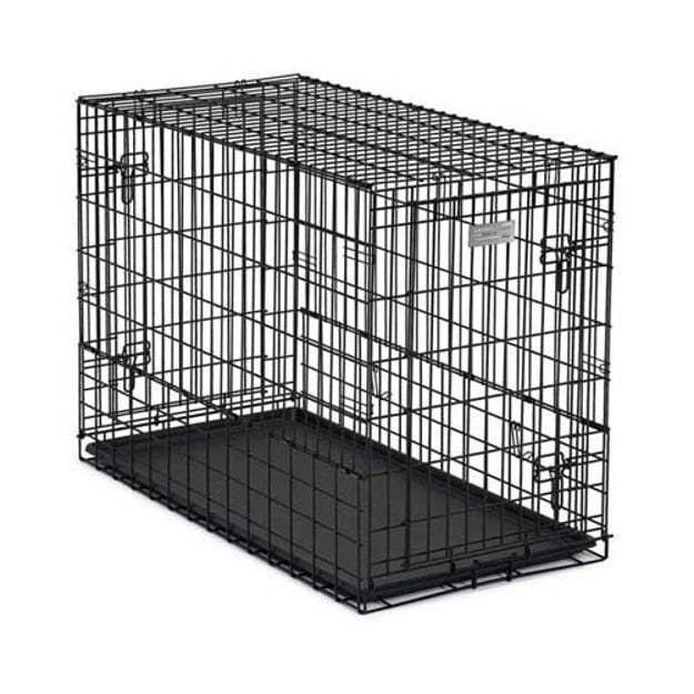 Midwest Solutions Series Side-by-Side Double Door SUV Dog Crates Black ...