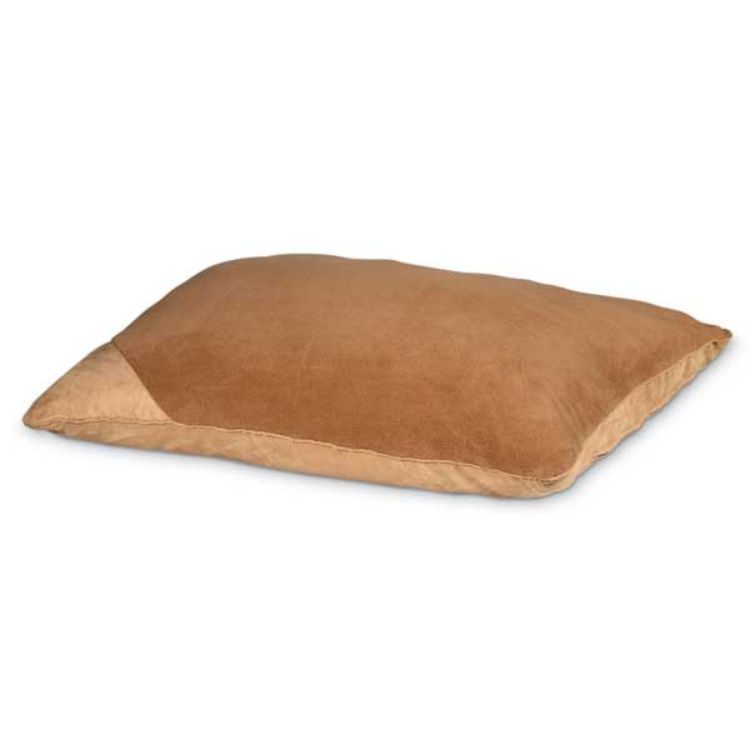 Petmate Microban Antimicrobial Knife Edge Pillow Dog Bed Caramel 36" x 45" x 6" 