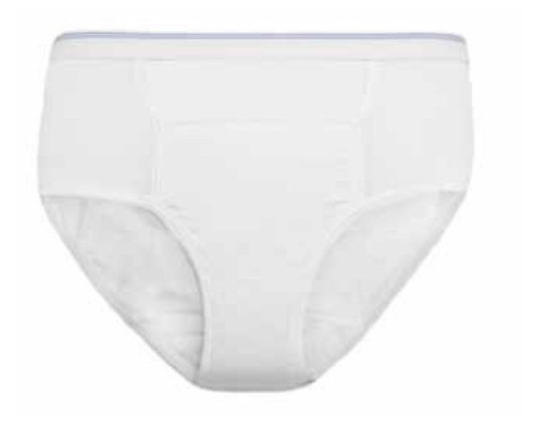 Reusable Incontinence Briefs/Panty: Men - Medium