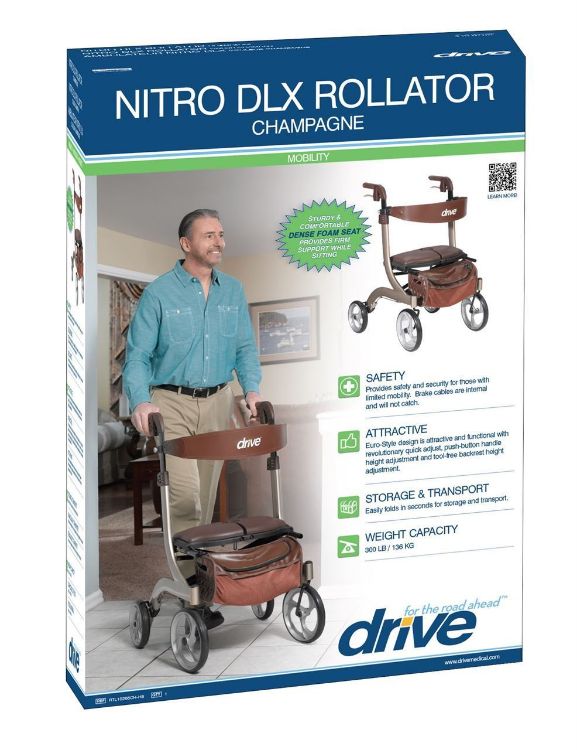 Nitro DLX Euro Style Rollator