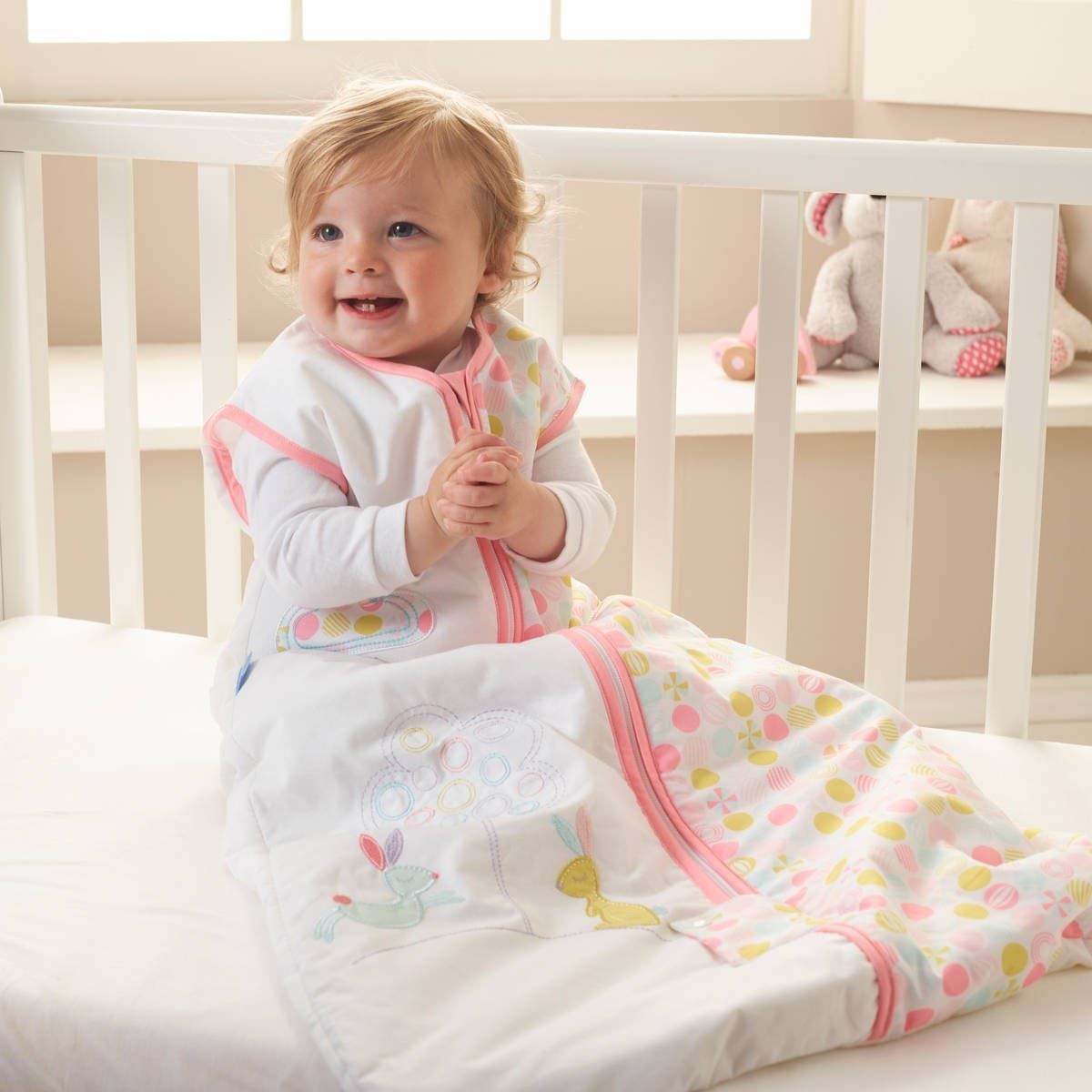 GROBAG Baby Sleeping Bags For Travel Blossom Bunny,The Baby Sleeping