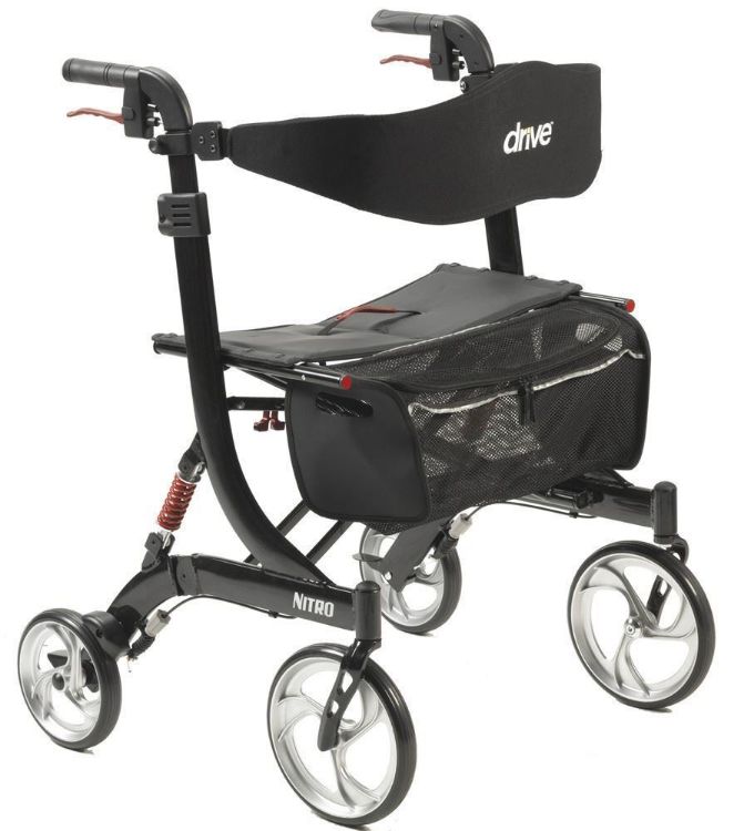 Euro Nitro HD Walker Rollator (Heavy Duty)