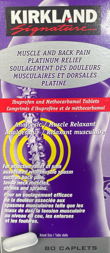 Methocarbamol: A good muscle relaxant for neck and back pain