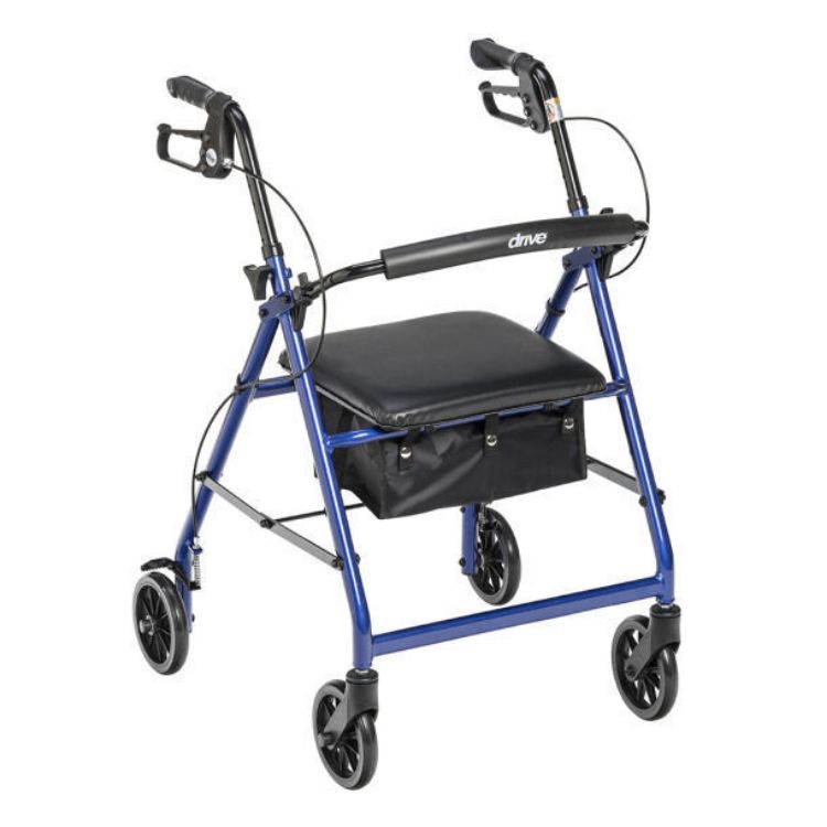 Aluminum Rollator, 6 Casters