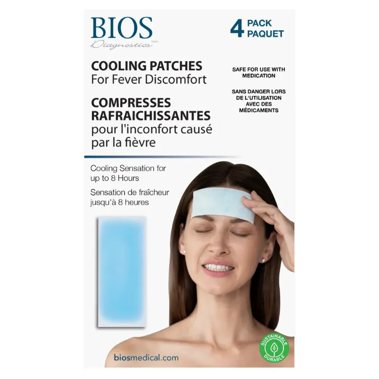 Cooling Patches for Fever Discomfort (4 Pack)