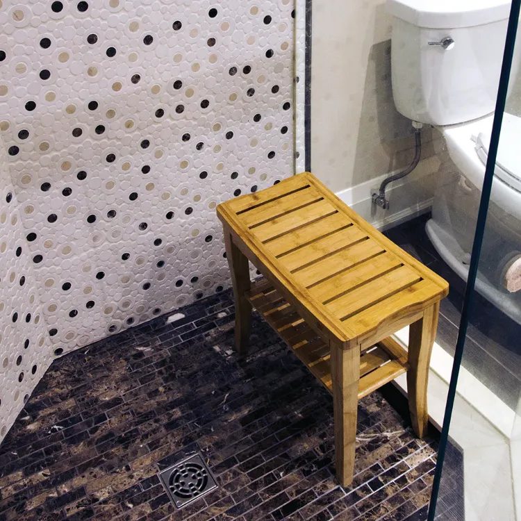 Bamboo Shower Bench