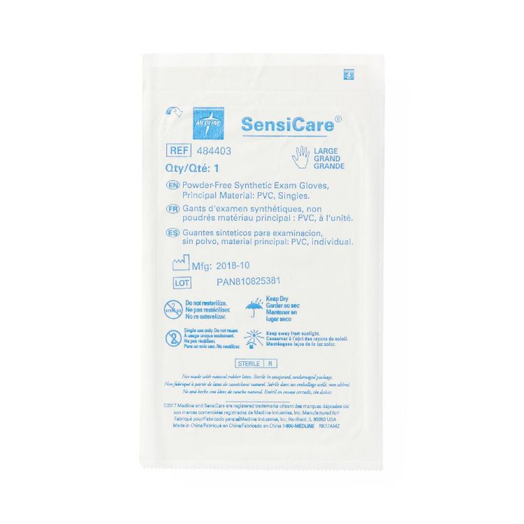 Medline SensiCare Sterile Powder Free Exam Gloves