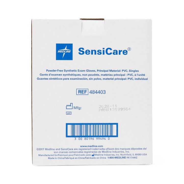 Medline SensiCare Sterile Powder Free Exam Gloves