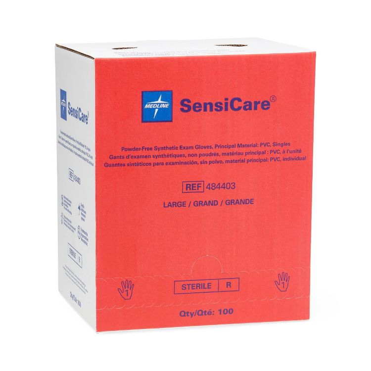 Medline SensiCare Sterile Powder Free Exam Gloves