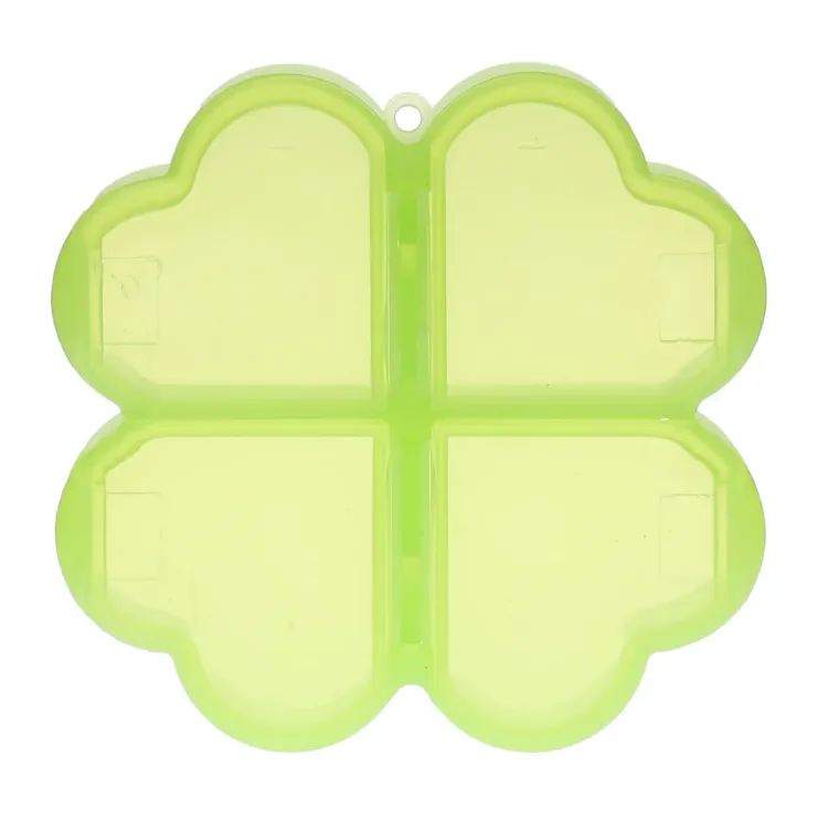 4 Leaf Clover Pillbox in Green