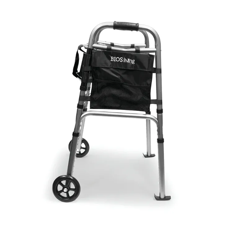 Deluxe Folding Walker w/Wheels