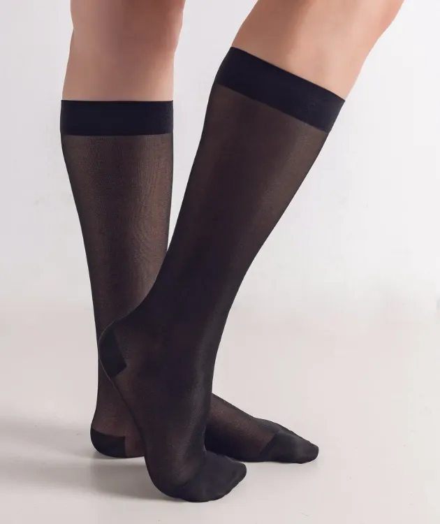 Women's Compression Knee Socks 15-20 mm Hg