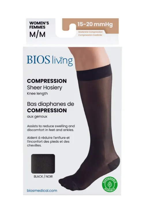 Women's Compression Knee Socks 15-20 mm Hg