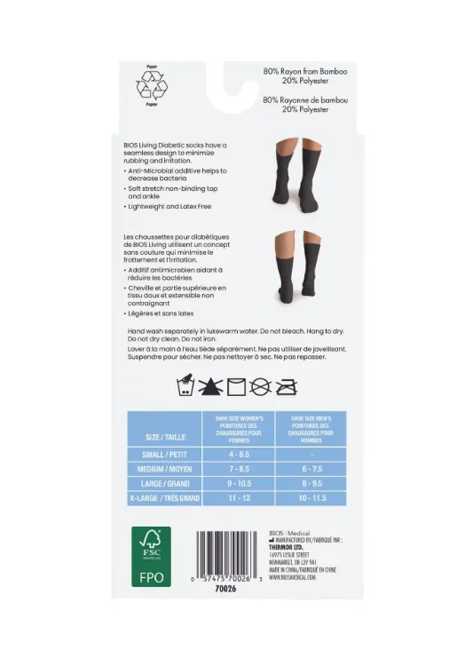 Diabetic Sock - Black