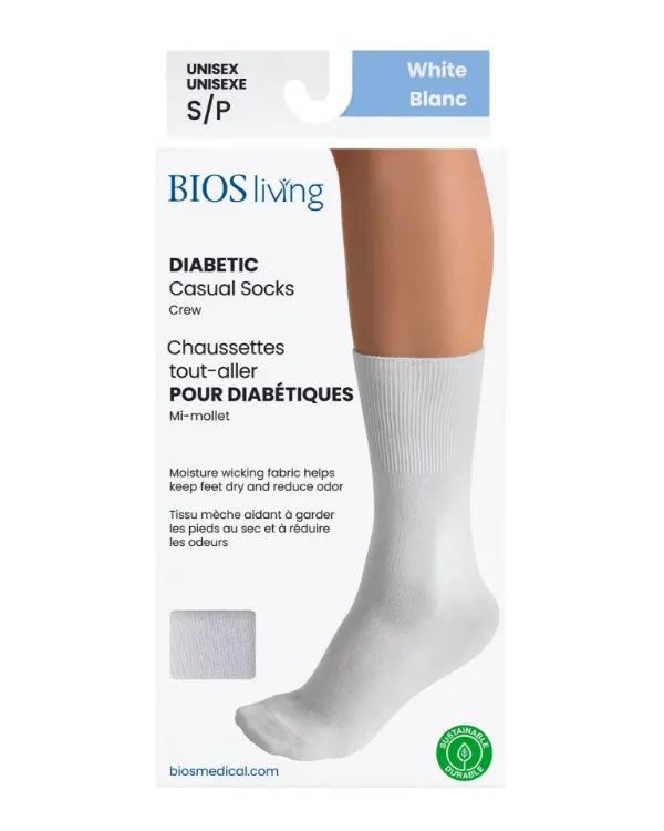 Diabetic Sock - White