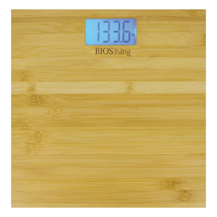 Bamboo Bathroom Scale