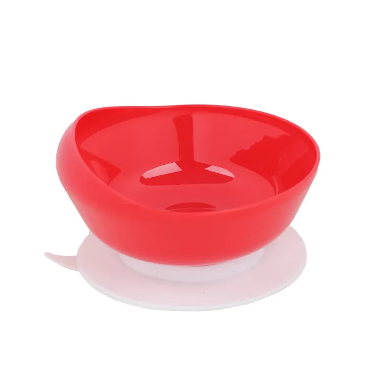 Scooper Bowl with Suction Cup Base (Red)