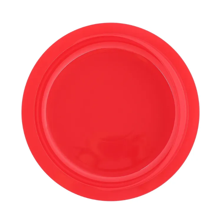 Scooper Plate with Suction Cup Base (Red)