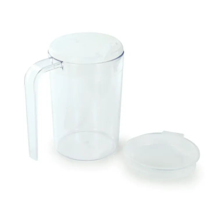 Large Handled Transparent Mug