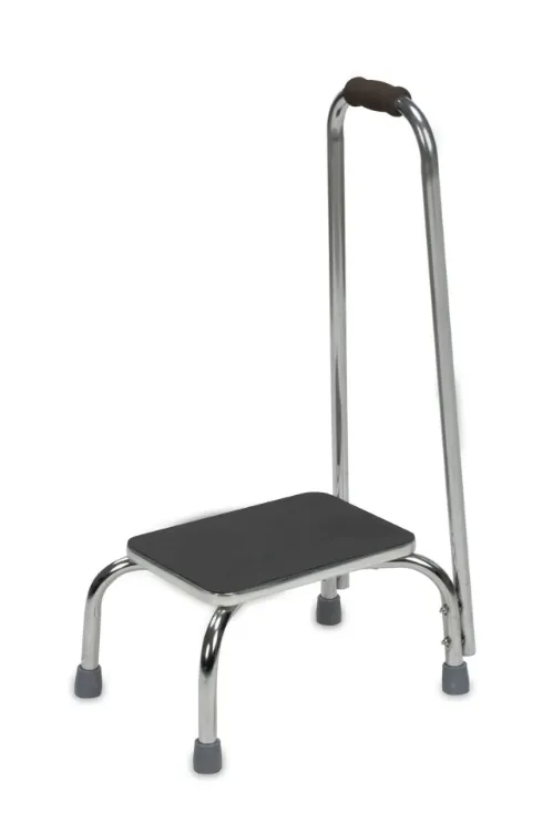 Heavy Duty Foot Stool with Handrail