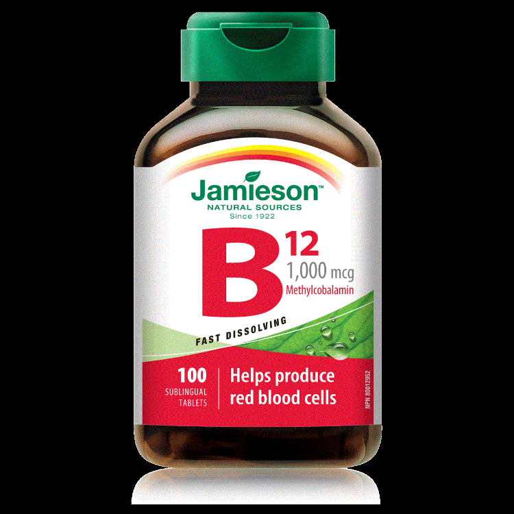 Jamieson'S Vit B12 1000Mcg Tablets Rapid Dissolve