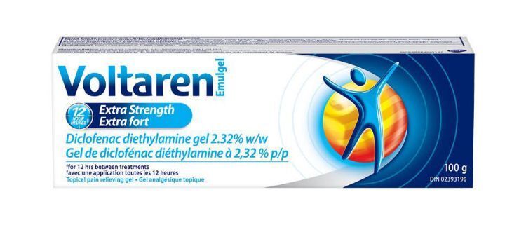 voltaren gel extra strength 2.32% Diclofenac Diethylamine