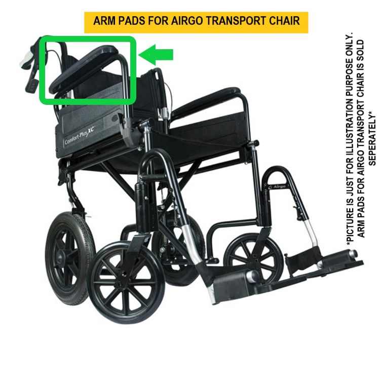 Arm Pads for Airgo Transport Chair