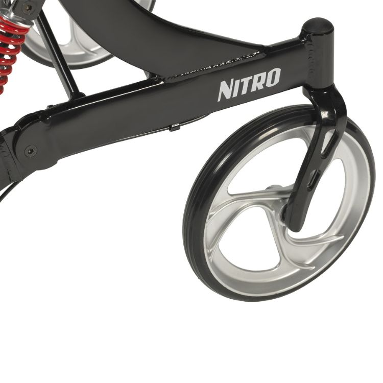 Fork/Wheel Assembly for Euro Nitro HD Rollator