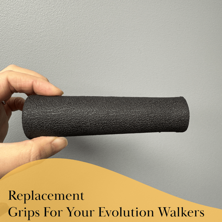 Replacement grips for evolution walkers