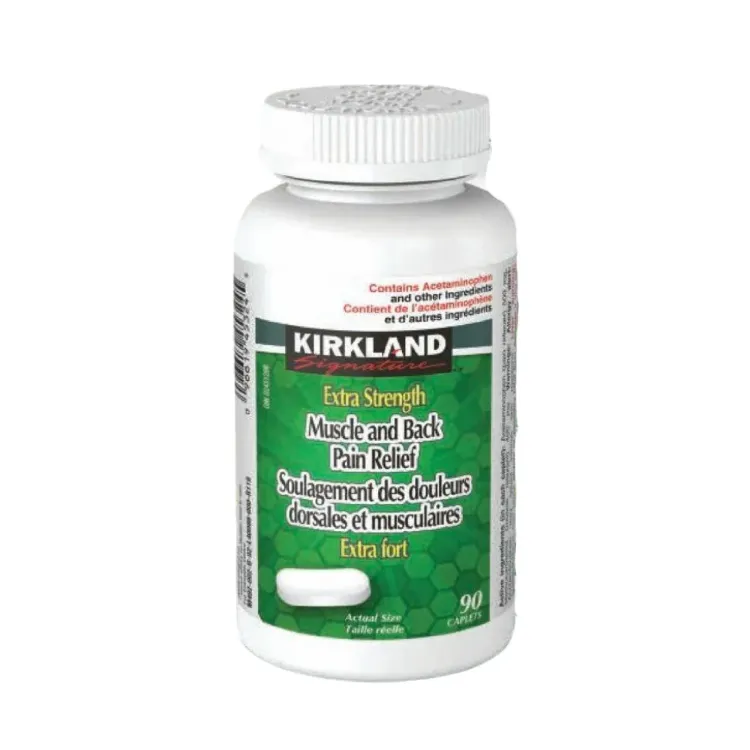 Kirkland Extra Strength Muscle and Back Pain Relief with 90 caplets